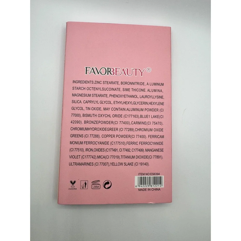 Favor Beauty My Melody Eyeshadow Palette 18 Shades Glitter Matte ES6394 New